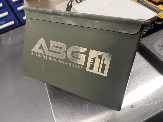 ABG UV Print Ammo Box - Prosper TX - Custom Laser Concepts
