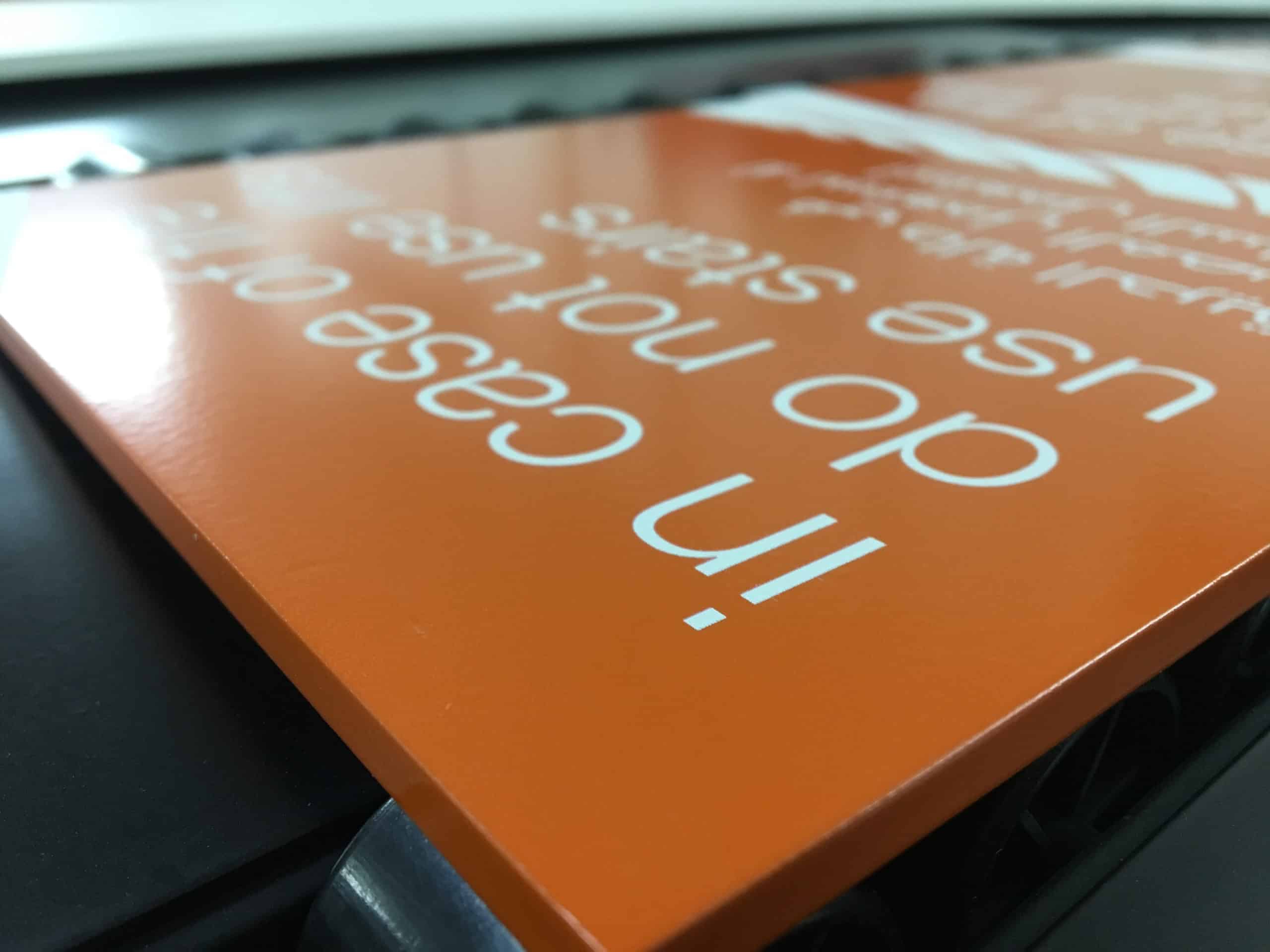 Commercial UV Print Sign - Custom Laser Concepts