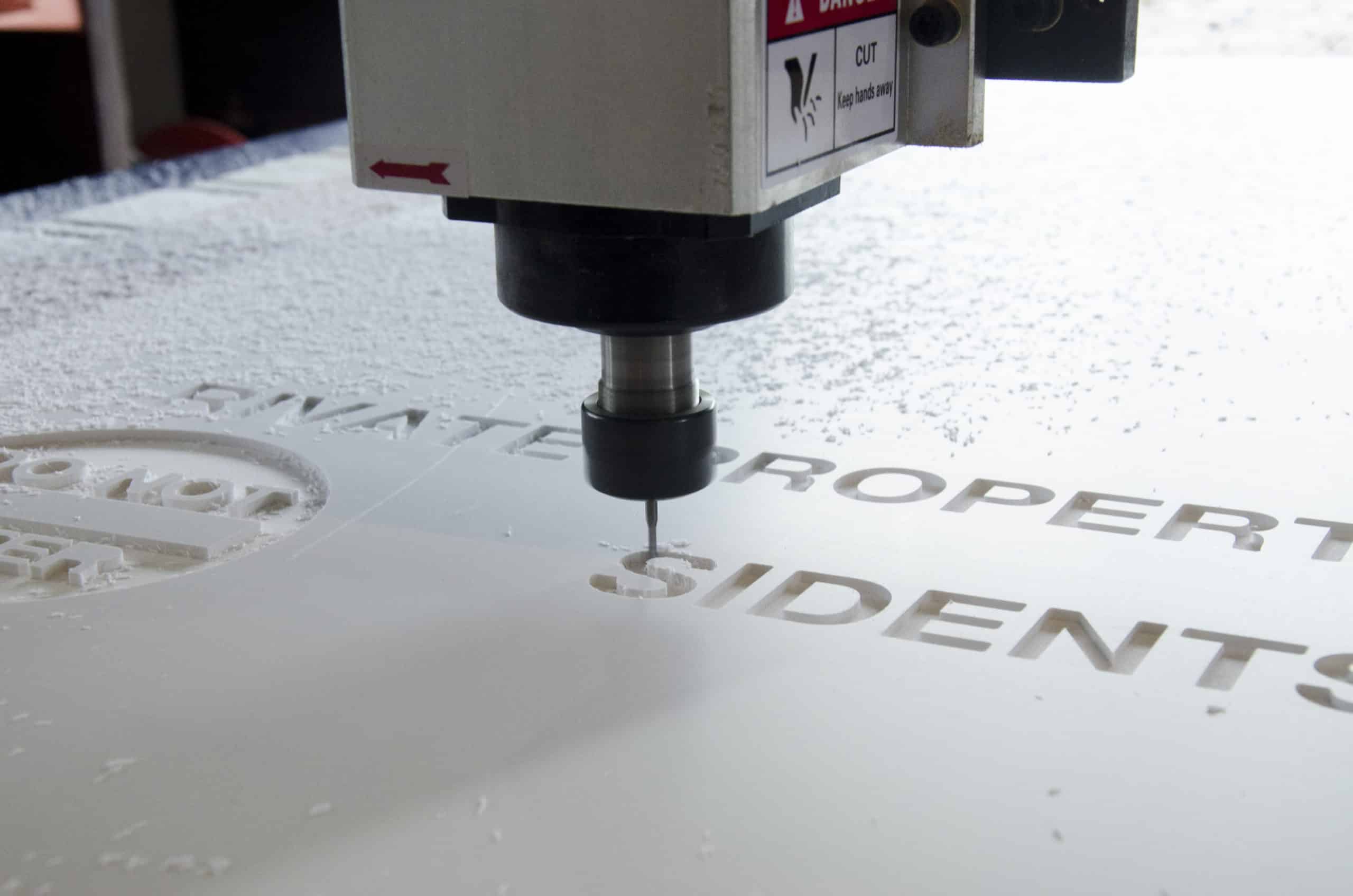 Commercial Sign Example - Custom Laser Concepts